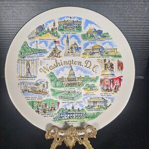 Vintage Washington DC Plate American Ironstone Made in USA JFK White House